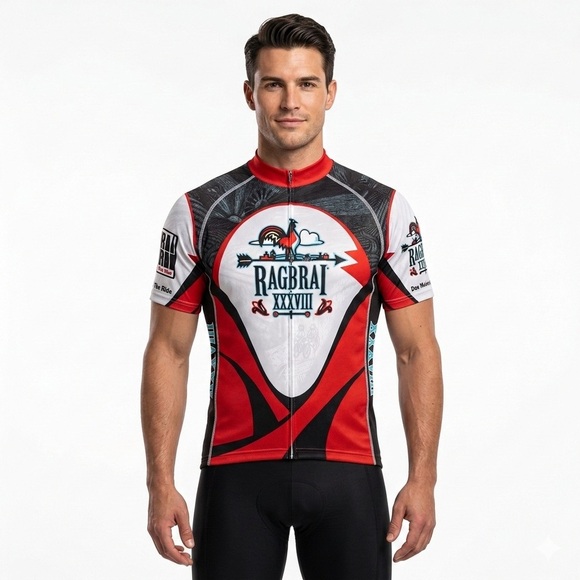 primal Other - Primal Wear Men Bike Jersey RAGBRAI XXXVIII 2010 Race Graphic Size M